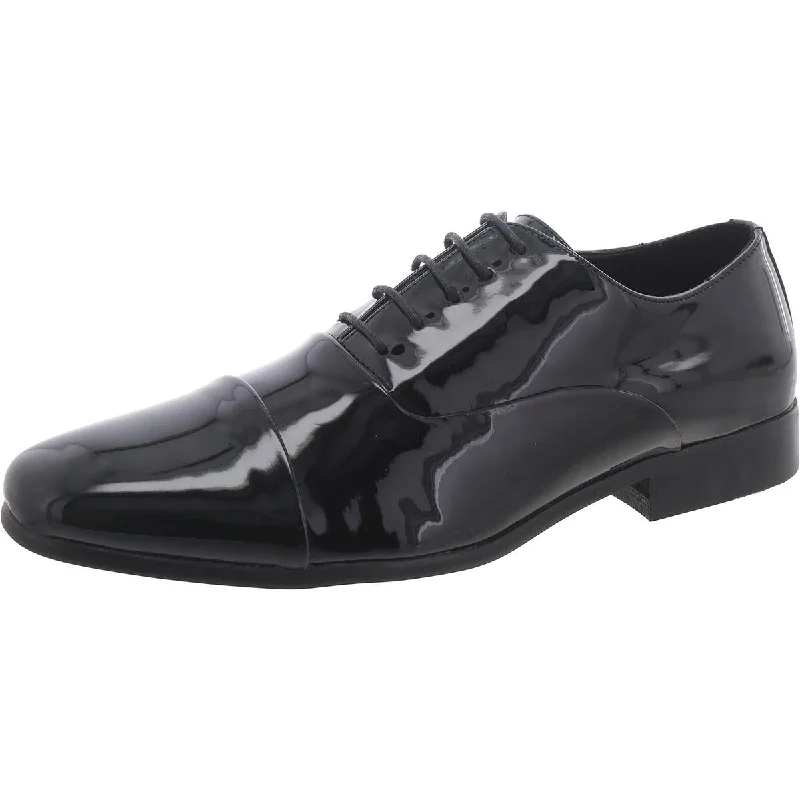 Dominik Mens Patent Lace-Up Oxfords