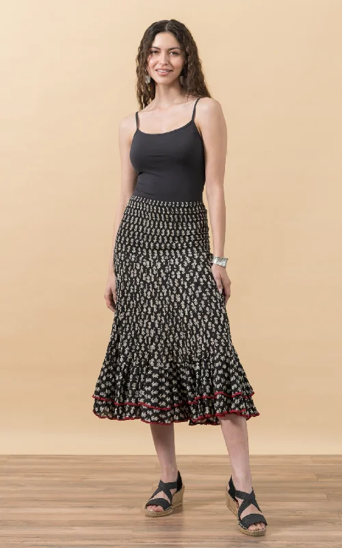 Macarena Skirt, Short, Amina Black