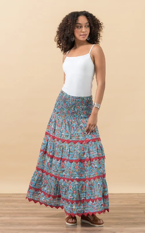 Pico Skirt, Long, Secret Garden