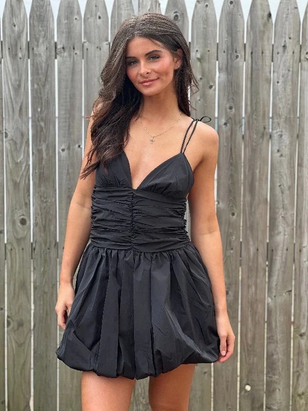 Tie Strap Bubble Dress